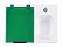 Подставка под ручку и скрепки Потакет, белый/зеленый с логотипом в Белгороде заказать по выгодной цене в кибермаркете AvroraStore
