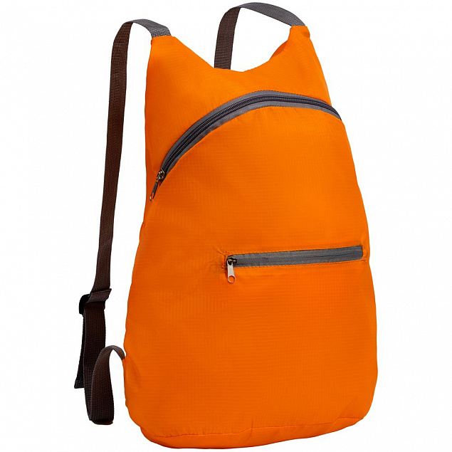 Складной рюкзак Barcelona, оранжевый с логотипом в Белгороде заказать по выгодной цене в кибермаркете AvroraStore