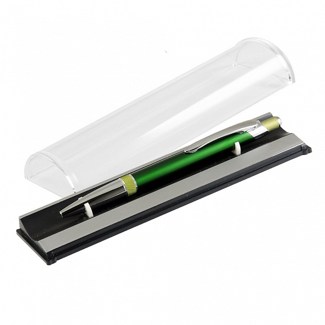 Шариковая ручка Bali, зеленая/салатовая, в упаковке с логотипом в Белгороде заказать по выгодной цене в кибермаркете AvroraStore