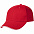 Бейсболка Generic, красная с белым кантом с логотипом в Белгороде заказать по выгодной цене в кибермаркете AvroraStore