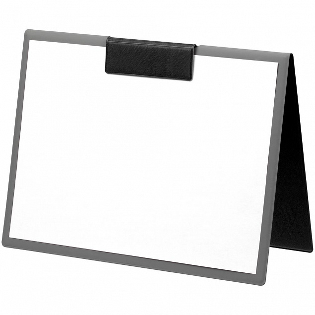 Папка-планшет Devon, черная с логотипом в Белгороде заказать по выгодной цене в кибермаркете AvroraStore