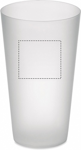 Frosted PP cup 550 ml с логотипом в Белгороде заказать по выгодной цене в кибермаркете AvroraStore