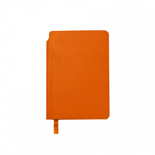 Ежедневник недатированный SALLY, A6, оранжевый, кремовый блок с логотипом в Белгороде заказать по выгодной цене в кибермаркете AvroraStore