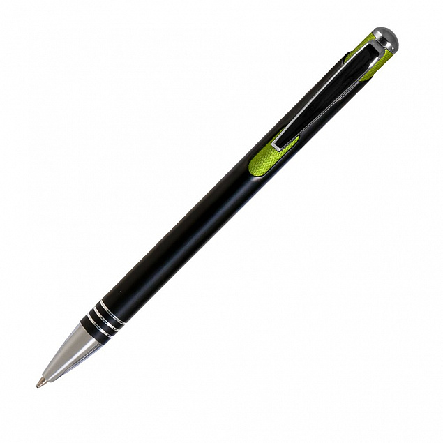 Шариковая ручка Bello, черная/оливковая с логотипом в Белгороде заказать по выгодной цене в кибермаркете AvroraStore