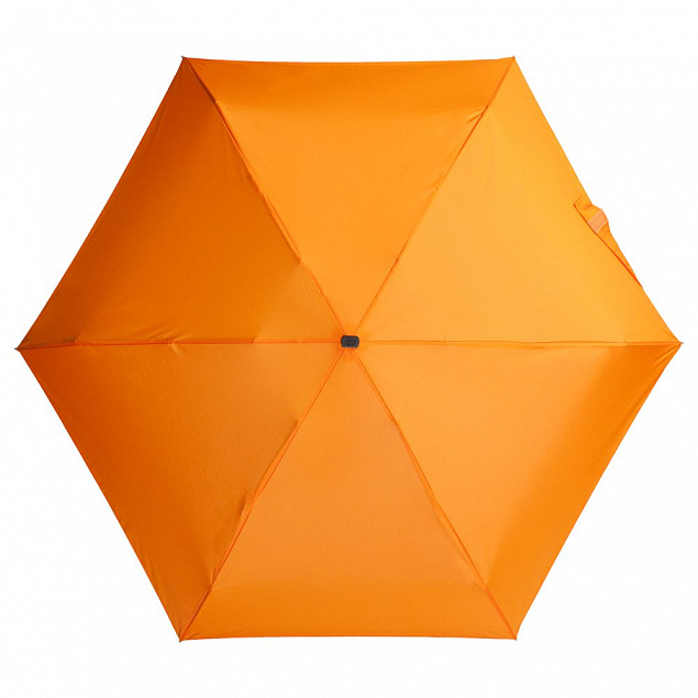Зонт складной Five, оранжевый с логотипом в Белгороде заказать по выгодной цене в кибермаркете AvroraStore