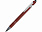 Ручка металлическая soft-touch шариковая со стилусом Sway, зеленый/серебристый с логотипом в Белгороде заказать по выгодной цене в кибермаркете AvroraStore