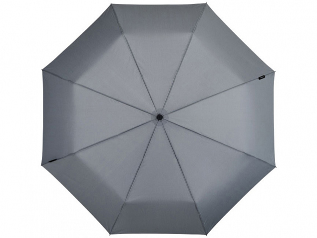 Зонт Traveler автоматический 21,5, серый с логотипом в Белгороде заказать по выгодной цене в кибермаркете AvroraStore