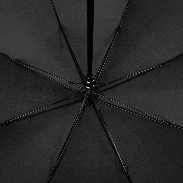 Складной зонт «СКА», черный с логотипом в Белгороде заказать по выгодной цене в кибермаркете AvroraStore