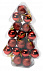 Набор новогодних шаров в футляре-елочке с логотипом в Белгороде заказать по выгодной цене в кибермаркете AvroraStore