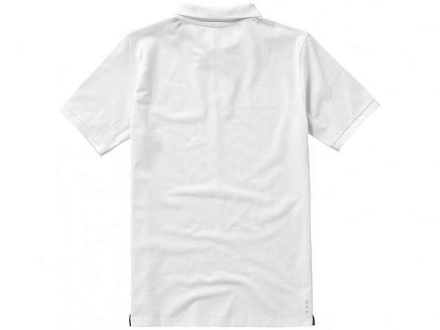 Рубашка поло Calgary мужская, белый с логотипом в Белгороде заказать по выгодной цене в кибермаркете AvroraStore