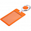 Чехол для пропуска с ретрактором Dorset, оранжевый с логотипом в Белгороде заказать по выгодной цене в кибермаркете AvroraStore