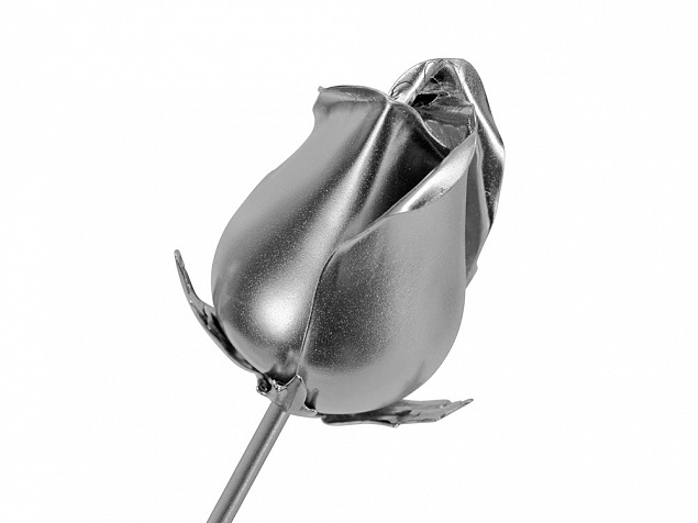 Роза с серебряным бутоном с логотипом в Белгороде заказать по выгодной цене в кибермаркете AvroraStore