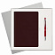 Подарочный набор Winner City/Crocus, бордовый (ежедневник недат А5, ручка) с логотипом в Белгороде заказать по выгодной цене в кибермаркете AvroraStore