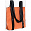 Шопер Clarity с оранжевым органайзером, прозрачный с логотипом в Белгороде заказать по выгодной цене в кибермаркете AvroraStore
