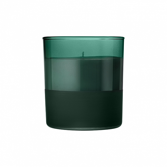 Ароматическая свеча, Emerald, зеленая с логотипом в Белгороде заказать по выгодной цене в кибермаркете AvroraStore