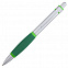 Ручка шариковая Boomer, с зелеными элементами с логотипом в Белгороде заказать по выгодной цене в кибермаркете AvroraStore