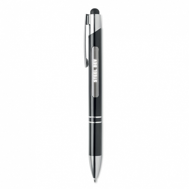 Ручка стилус алюминиевая с подс с логотипом в Белгороде заказать по выгодной цене в кибермаркете AvroraStore