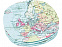 Набор тарелок «Карта мира» с логотипом в Белгороде заказать по выгодной цене в кибермаркете AvroraStore
