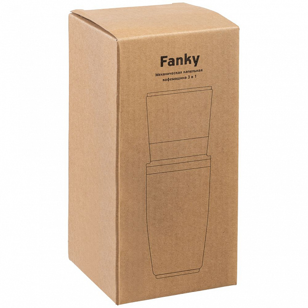 Капельная кофеварка Fanky 3 в 1, черная с логотипом в Белгороде заказать по выгодной цене в кибермаркете AvroraStore