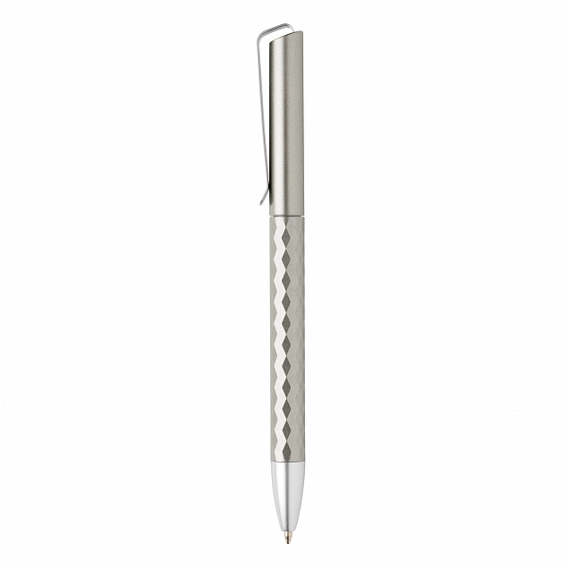 Ручка X3.1, серый с логотипом в Белгороде заказать по выгодной цене в кибермаркете AvroraStore