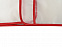 Дождевик Providence, прозрачный/красный с чехлом с логотипом в Белгороде заказать по выгодной цене в кибермаркете AvroraStore