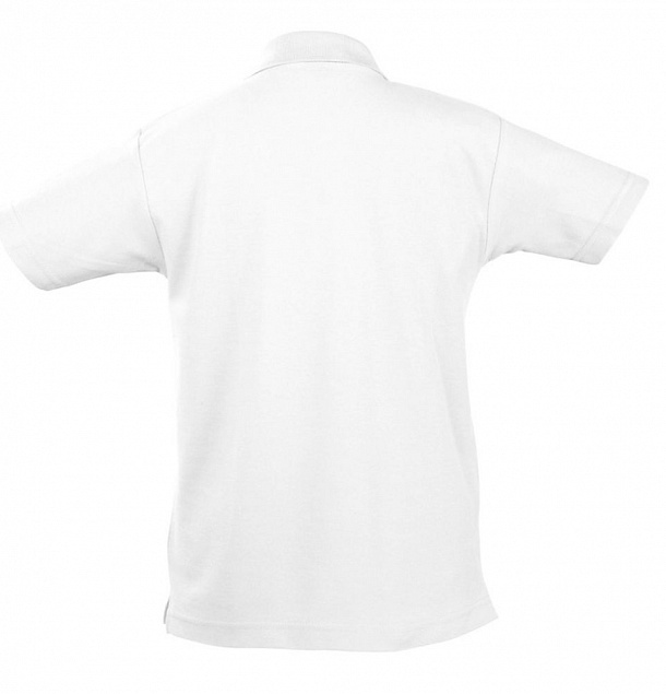 Рубашка поло детская Summer II Kids 170, белая с логотипом в Белгороде заказать по выгодной цене в кибермаркете AvroraStore