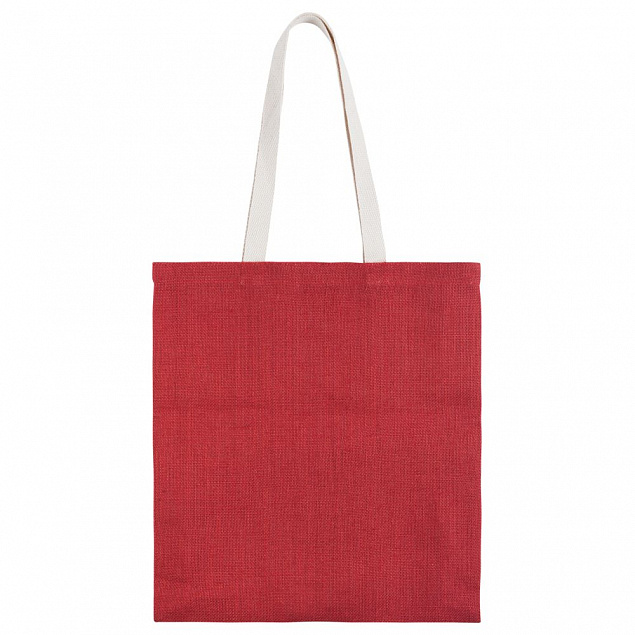 Холщовая сумка на плечо Juhu, красная с логотипом в Белгороде заказать по выгодной цене в кибермаркете AvroraStore
