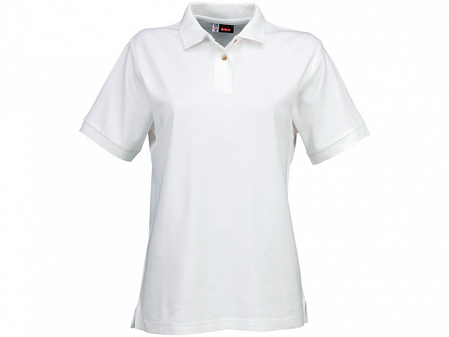 Рубашка поло Boston женская, белый с логотипом в Белгороде заказать по выгодной цене в кибермаркете AvroraStore