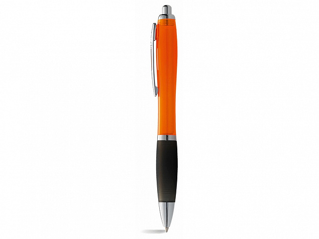 Ручка шариковая Nash, оранжевый, синие чернила с логотипом в Белгороде заказать по выгодной цене в кибермаркете AvroraStore