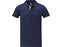 Morgan Двухцветное мужское поло с коротким рукавом , темно-синий с логотипом в Белгороде заказать по выгодной цене в кибермаркете AvroraStore