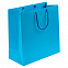 Пакет Porta, большой, голубой с логотипом в Белгороде заказать по выгодной цене в кибермаркете AvroraStore