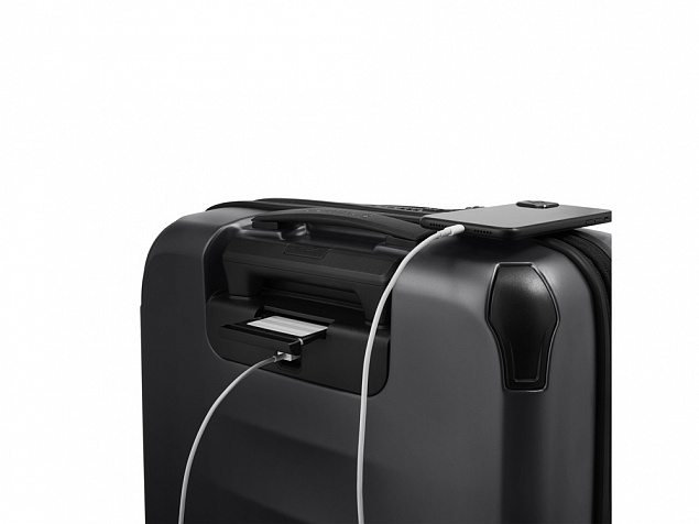 Чемодан VICTORINOX Spectra™ 3.0 Global Carry-On, чёрный, поликарбонат Sorplas™, 40x20x55 см, 39 л с логотипом в Белгороде заказать по выгодной цене в кибермаркете AvroraStore