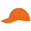 Бейсболка BUFFALO, оранжевая с логотипом в Белгороде заказать по выгодной цене в кибермаркете AvroraStore