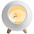 Беспроводная лампа-колонка Right Meow, белая с логотипом в Белгороде заказать по выгодной цене в кибермаркете AvroraStore