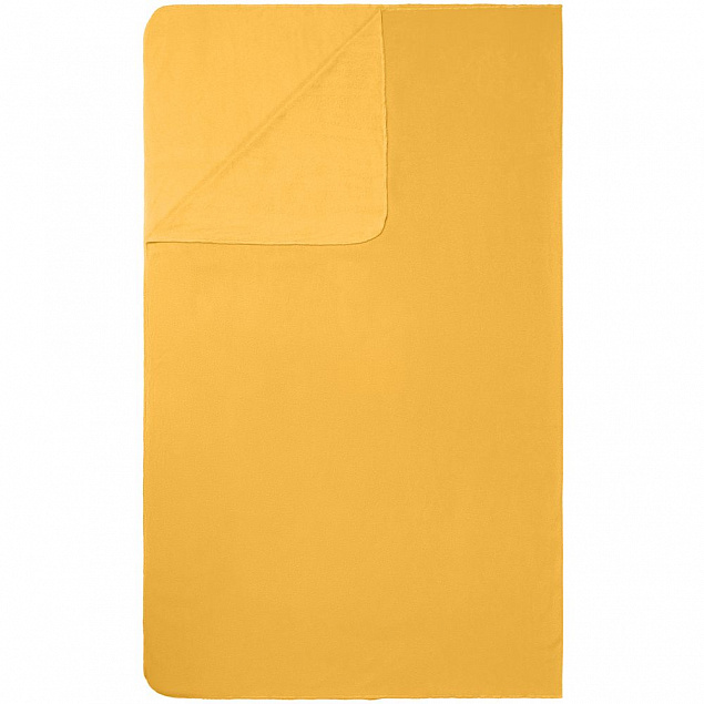 Дорожный плед Voyager, желтый с логотипом в Белгороде заказать по выгодной цене в кибермаркете AvroraStore