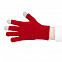 Перчатки сенсорные Real Talk, красные с логотипом в Белгороде заказать по выгодной цене в кибермаркете AvroraStore