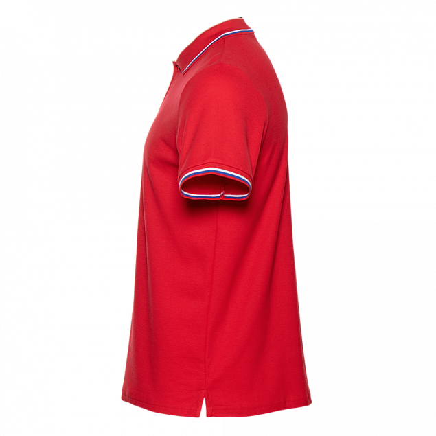 Рубашка поло Рубашка мужская 04RUS Красный с логотипом в Белгороде заказать по выгодной цене в кибермаркете AvroraStore