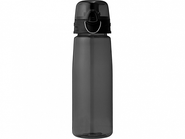 Бутылка спортивная Capri, черный с логотипом в Белгороде заказать по выгодной цене в кибермаркете AvroraStore