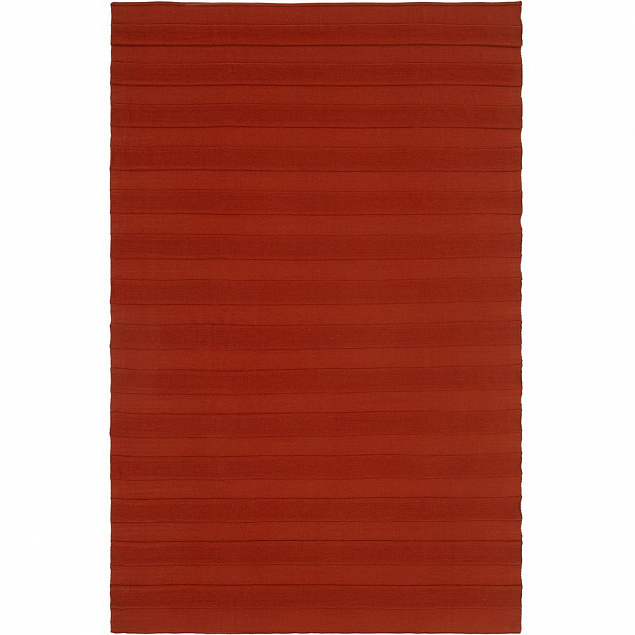 Плед Pleat, коричневый (терракота) с логотипом в Белгороде заказать по выгодной цене в кибермаркете AvroraStore
