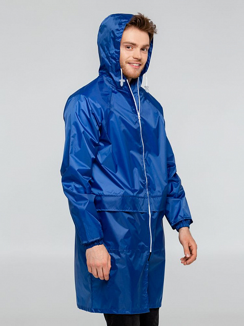 Дождевик Rainman Zip Pro, ярко-синий с логотипом в Белгороде заказать по выгодной цене в кибермаркете AvroraStore