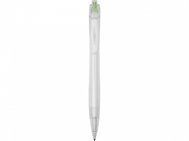 Шариковая ручка Honua из переработанного ПЭТ , прозрачный/зеленый с логотипом в Белгороде заказать по выгодной цене в кибермаркете AvroraStore