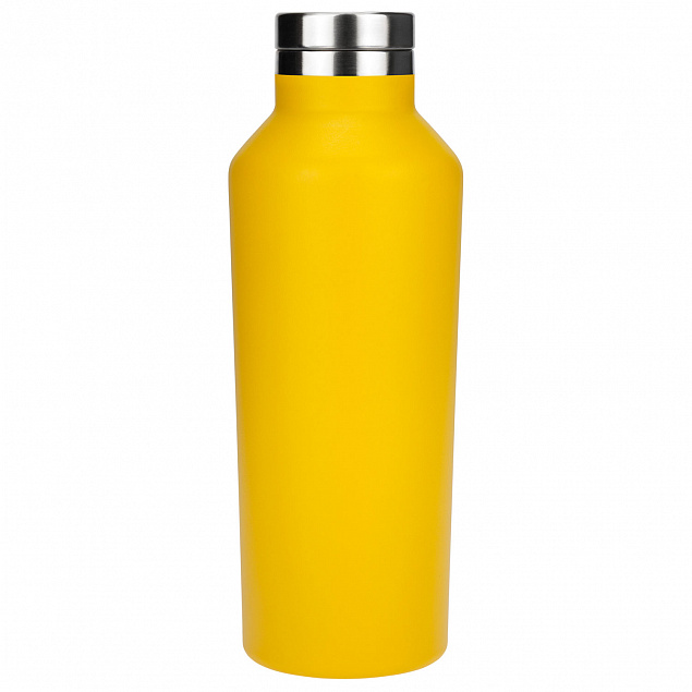 Термобутылка вакуумная герметичная, Asti, 500 ml, желтая с логотипом в Белгороде заказать по выгодной цене в кибермаркете AvroraStore