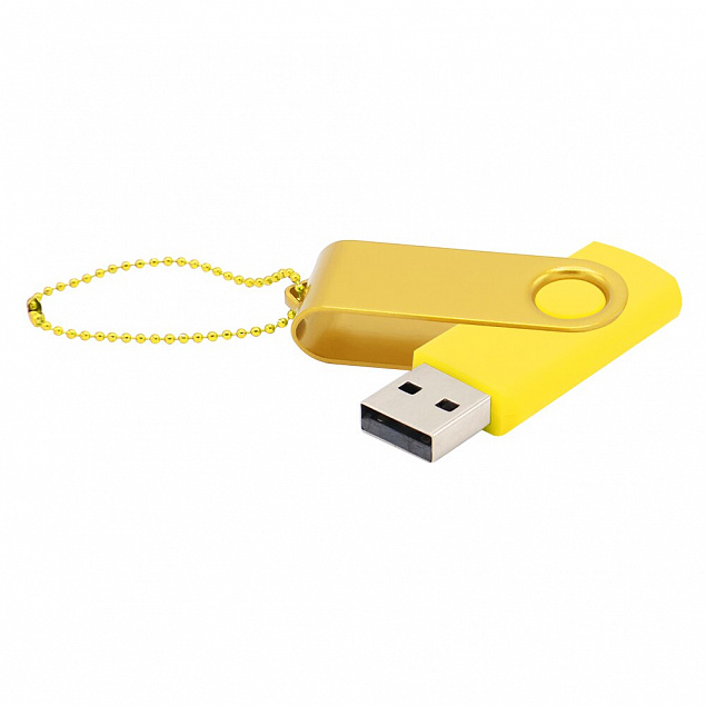 Флешка Designer To Go 3.0 USB 64Gb, желтый с логотипом в Белгороде заказать по выгодной цене в кибермаркете AvroraStore