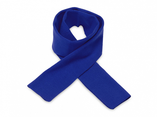 Шарф Dunant, классический синий с логотипом в Белгороде заказать по выгодной цене в кибермаркете AvroraStore