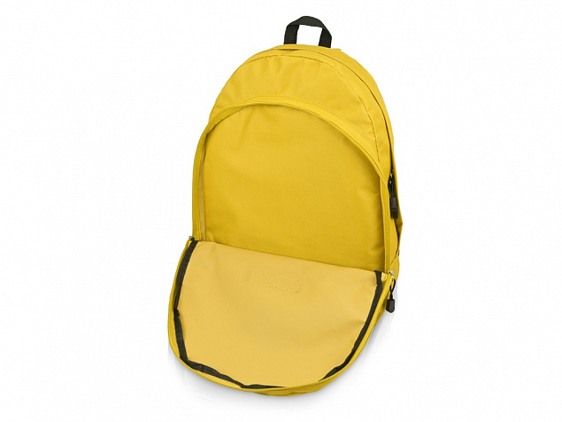 Рюкзак Trend, желтый с логотипом в Белгороде заказать по выгодной цене в кибермаркете AvroraStore