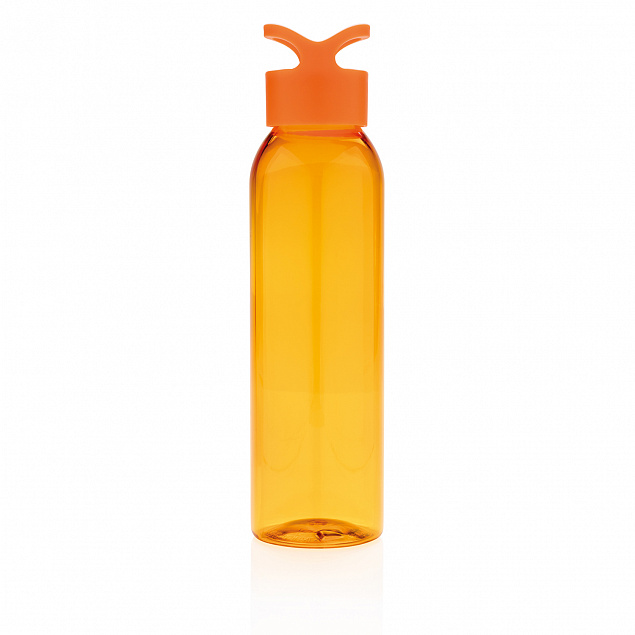 Герметичная бутылка для воды из AS-пластика, оранжевая с логотипом в Белгороде заказать по выгодной цене в кибермаркете AvroraStore