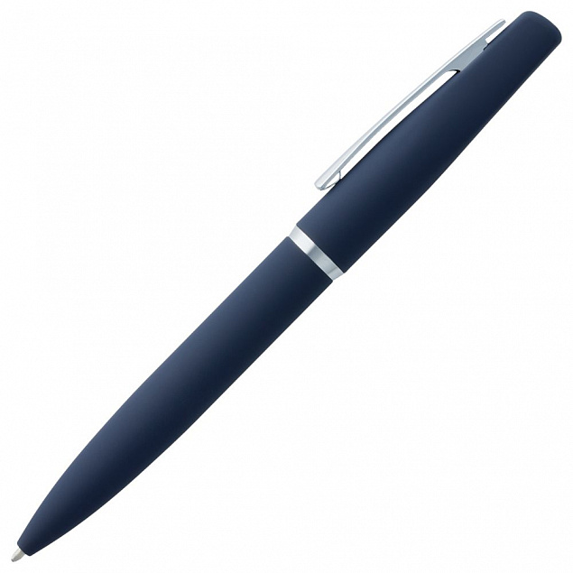 Ручка шариковая Bolt Soft Touch, синяя с логотипом в Белгороде заказать по выгодной цене в кибермаркете AvroraStore