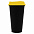 Стакан с крышкой Color Cap Black, черный с фиолетовым с логотипом в Белгороде заказать по выгодной цене в кибермаркете AvroraStore