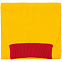 Шарф Snappy, желтый с красным с логотипом в Белгороде заказать по выгодной цене в кибермаркете AvroraStore