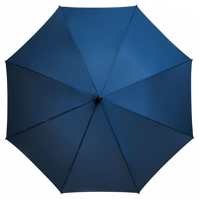 Зонт-трость Magic с проявляющимся рисунком в клетку, темно-синий с логотипом в Белгороде заказать по выгодной цене в кибермаркете AvroraStore